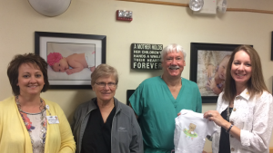 Pictured from left to right are Deb Hemmelgarn, Dr. Thresher, Dr. Kesselring, and Liz Muether